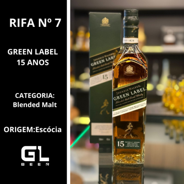 GREEN LABEL 15 ANOS